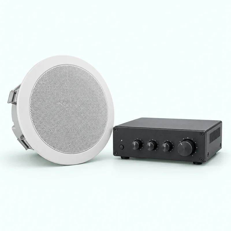 Illustration: PA & background music equipment